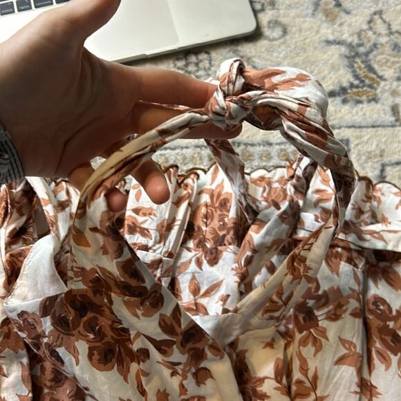 NWT Milly KIARA DRESS IN CAFE BOUQUET M - Picture 6 of 7